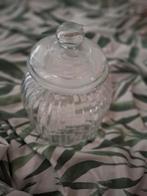 Glazen Pot met Deksel, Schaal, Rond, Ophalen of Verzenden, Glas