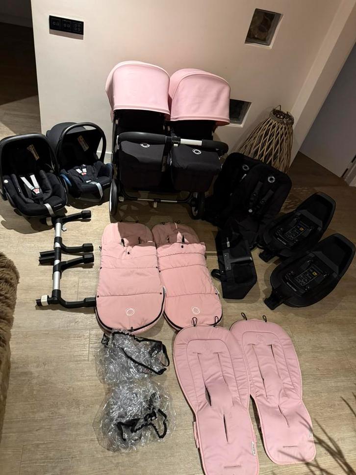 Bugaboo donkey kinderwagen met maxi Cosi set, Kinderen en Baby's, Tweelingen en Meerlingen, Zo goed als nieuw, Kinderwagen of Buggy