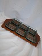 Vintage Jens Quistgaard Teakhouten Dienblad met Schaaltjes, Antiek en Kunst, Ophalen of Verzenden