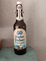 Hacker Pschorr Oktoberfest bierfles, Verzamelen, Biermerken, Ophalen of Verzenden, Gebruikt, Flesje(s), Overige merken