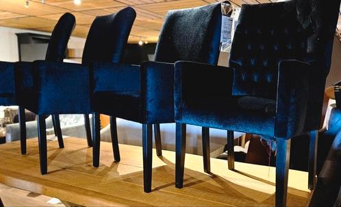 Eetkamerstoelen  degelijk! 4 stuks  Van €1499,- nu € 699,-, Huis en Inrichting, Stoelen, Zo goed als nieuw, Vijf, Zes of meer stoelen
