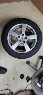 winterbanden op alu velg. maat 5x112, Ophalen, Gebruikt, 16 inch, Banden en Velgen
