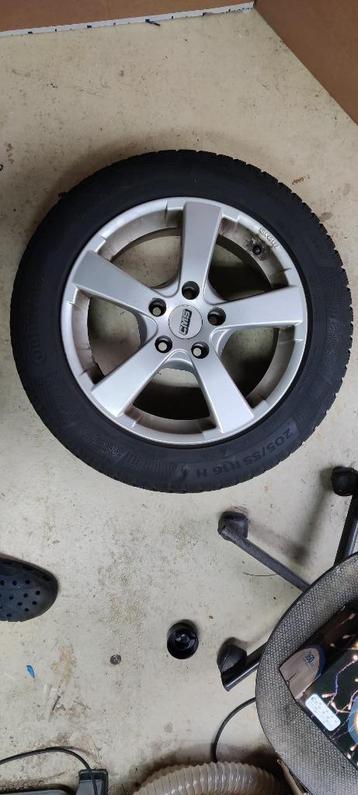 winterbanden op alu velg. maat 5x112 beschikbaar voor biedingen