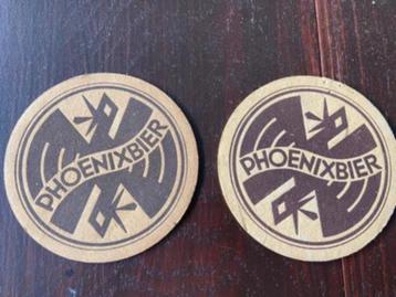 Phoenixbier bierviltje jaren 50/60. Doorsnede 11 cm.  beschikbaar voor biedingen