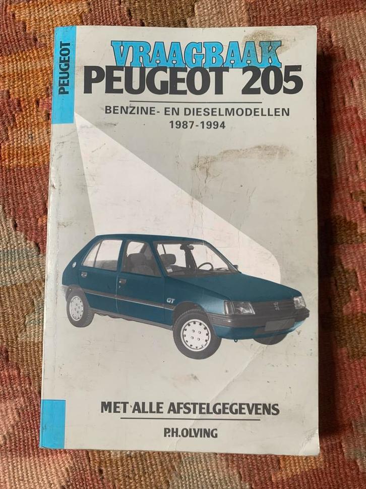 Vraagbaak Peugeot 205 Benzine/Diesel 1987-1994, Boeken, Auto's | Boeken, Gelezen, Peugeot, Ophalen of Verzenden