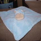 Blauwe nijlpaard kroeldoek., Kinderen en Baby's, Speelgoed | Knuffels en Pluche, Ophalen of Verzenden, Zo goed als nieuw, Overige typen