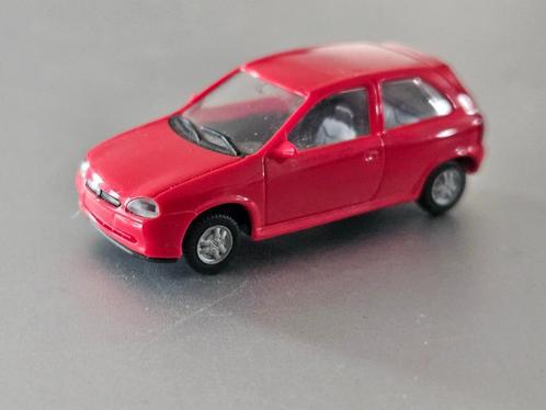 1:87 Opel Corsa GSi rood Herpa € 6, Hobby en Vrije tijd, Modelauto's | 1:87, Zo goed als nieuw, Auto, Herpa, Verzenden