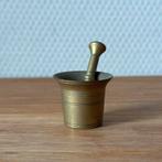 Miniatuur Vijzel & Stamper 2,9 cm Koperen Vijzel, Poppenhuis, Antiek en Kunst, Antiek | Koper en Brons, Ophalen of Verzenden, Koper