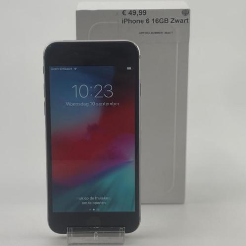 iPhone 6 16GB Zwart, Telecommunicatie, Mobiele telefoons | Apple iPhone, Zo goed als nieuw