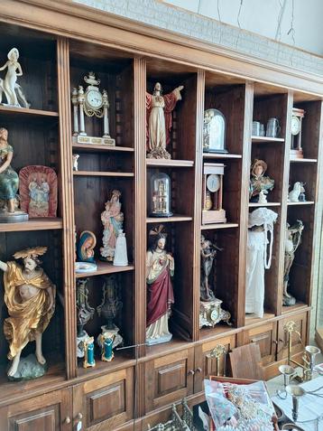 Antiek kleingoed en decoratie beeld klok lepeldoos kist vaas beschikbaar voor biedingen