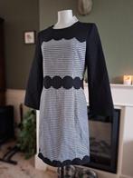 Caroline Biss jurk nieuw zwart wit schulp jurk 38 Gratis V., Maat 38/40 (M), Verzenden, Zwart, Nieuw