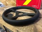 Momo Montecarlo 350mm Zwart Geel Leder stuur sportstuur, Ophalen of Verzenden