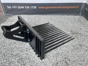 Tegelriek shovel | minigraver CW05|CW10|S-40|Bobcat|Schäffer beschikbaar voor biedingen
