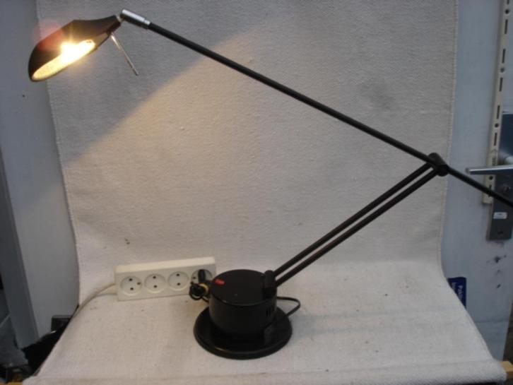 Postmodern Design Bureaulamp Stilplast Italy, Huis en Inrichting, Lampen | Tafellampen, Gebruikt, Minder dan 50 cm, Metaal, Ophalen of Verzenden