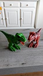 2 x bewegende Dino,s met licht en geluid 2 voor 6 €, Kinderen en Baby's, Speelgoed | Actiefiguren, Ophalen