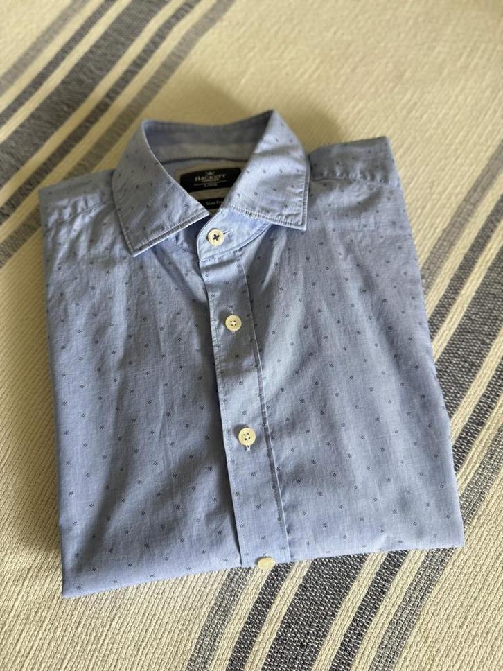 Hackett Overhemd / mt L, Kleding | Heren, Overhemden, Nieuw, Halswijdte 41/42 (L), Blauw, Ophalen of Verzenden