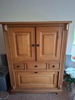 TV kast eiken, Ophalen, 100 tot 150 cm, 100 tot 150 cm, Eikenhout