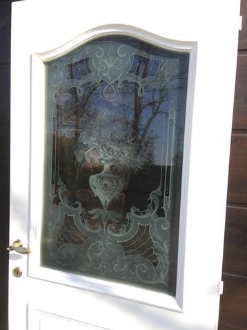 Binnendeuren met art deco geëtst glas  beschikbaar voor biedingen