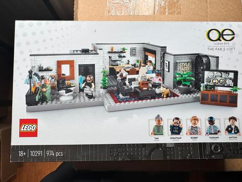 LEGO 10291 Queer Eye - De Fab 5 loft, Kinderen en Baby's, Speelgoed | Duplo en Lego, Gebruikt, Ophalen of Verzenden