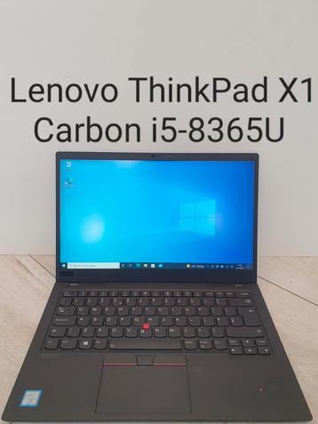 Nieuwstaat: Lenovo ThinkPad X1 Carbon i5-8365U 8gb 256gb fhd