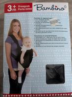 Bambino Draagzak - Nieuw in doos!, Kinderen en Baby's, Babydragers en Draagdoeken, Overige merken, Buik of Rug, Nieuw, Ophalen of Verzenden