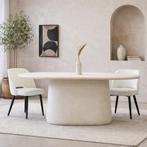 Eettafel beton cire 160cm ovaal, Huis en Inrichting, Tafels | Eettafels, Info@savoireinteriors.com, Savoire interiors, Van haestrechtstraat 15d