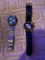 Hugo boss & rotorcraft horloges, Staal, Polshorloge, Zo goed als nieuw, Ophalen