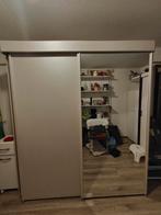 Kast linnenkast met schuifdeuren en spiegel, Ophalen, Gebruikt, 200 cm of meer, 150 tot 200 cm