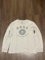 Ralph Lauren Longsleeve Grijs met donkerblauwe print – 14-16, Kinderen en Baby's, Kinderkleding | Maat 170, Jongen of Meisje, Ophalen of Verzenden