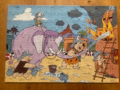 Puzzle Flinstones 100 stukjes puzzel, Kinderen en Baby's, Speelgoed | Kinderpuzzels, Gebruikt, Meer dan 50 stukjes, Ophalen of Verzenden