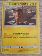 Detective Pikachu SM194 - Losse Pokémon Kaart, Ophalen of Verzenden, Zo goed als nieuw, Losse kaart