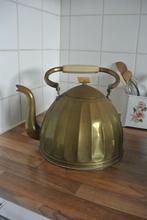 Antieke waterketel koper/bakeliet Art Deco ketel, Ophalen