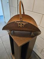 Oude krantenbak van koper, Ophalen of Verzenden, Gebruikt