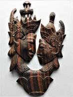 Balinees houtsnijwerk ,Rama en Sita - Coromandel hout 70/80s, Antiek en Kunst, Ophalen of Verzenden