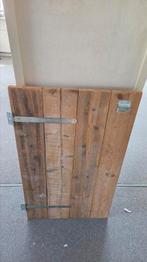Steigerhouten kastdeur met scharnieren (4x) voor inbouwkast, Ophalen, Minder dan 80 cm, Overige typen, Minder dan 200 cm