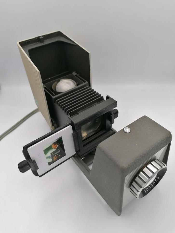 Mounted Slide Holder For Erno Cabin Mini Projector, Audio, Tv en Foto, Diaprojectors, Gebruikt, Ophalen of Verzenden