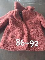 Roze teddy jas maat 86-92, Meisje, Ophalen of Verzenden, Zo goed als nieuw, Jasje