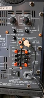 JVC SP-DW103 Actieve Subwoofer, Audio, Tv en Foto, Luidsprekers, Gebruikt, Subwoofer, JVC, Ophalen of Verzenden