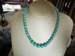 Een mooie Turquoise Howliet edelstenen ketting, Sieraden, Tassen en Uiterlijk, Antieke sieraden, Verzenden, Overige materialen