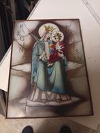 Vintage Religieuze Tegel - Regina Pacis / mozaïek 1953, Ophalen of Verzenden