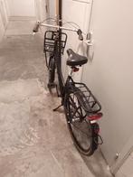 Zwarte damesfiets, Fietsen en Brommers, Fietsen | Dames | Damesfietsen, Ophalen, Gebruikt, Overige merken, Versnellingen