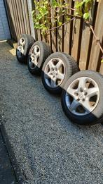 Banden op velg 4 stuks, Auto-onderdelen, Banden en Velgen, Ophalen, Gebruikt, 255 mm, 16 inch