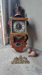Nu elck syn sin Zaanse klok wandklok Hollands vintage antiek, Ophalen