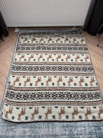 100% Wollen Deken / 100% Wool Blanket beschikbaar voor biedingen