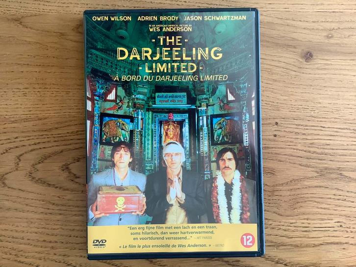 8). The Darjeeling Limited DVD - Wes Anderson., Cd's en Dvd's, Dvd's | Overige Dvd's, Zo goed als nieuw, Vanaf 12 jaar, Ophalen of Verzenden