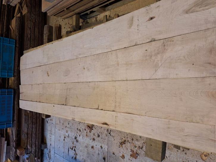 Esdoorn planken 20cm x 220cm, Doe-het-zelf en Verbouw, Hout en Planken, Zo goed als nieuw, Plank, Overige houtsoorten, Minder dan 200 cm