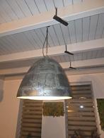 Vintage Industriële Hanglamp, Gebruikt, Ophalen of Verzenden, Metaal, Minder dan 50 cm