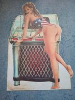 Raamposter met Jukebox en Pin-Up, Ophalen of Verzenden, Nieuw
