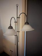 Mooie staande bronzen schemerlamp, Ophalen, Zo goed als nieuw, Metaal, 150 tot 200 cm