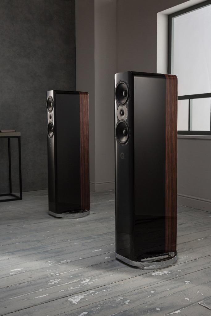 Q-Acoustics CONCEPT500 exdemo met GARANTIE, Audio, Tv en Foto, Luidsprekers, Zo goed als nieuw, Front, Rear of Stereo speakers